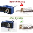 thumbnail image 4 of Kit de herramientas de crimpado YWNEGWE RJ45 Pass Through Ethernet Cat6, 4 of 7