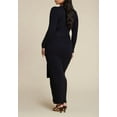 thumbnail image 2 of ELOQUII Women's Plus Size Multi Rib Maxi Sweater Dress, 2 of 2