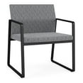 thumbnail image 1 of Gansett Reception Waiting Room Oversize Guest Chair / Black Steel / Gray, 1 of 5