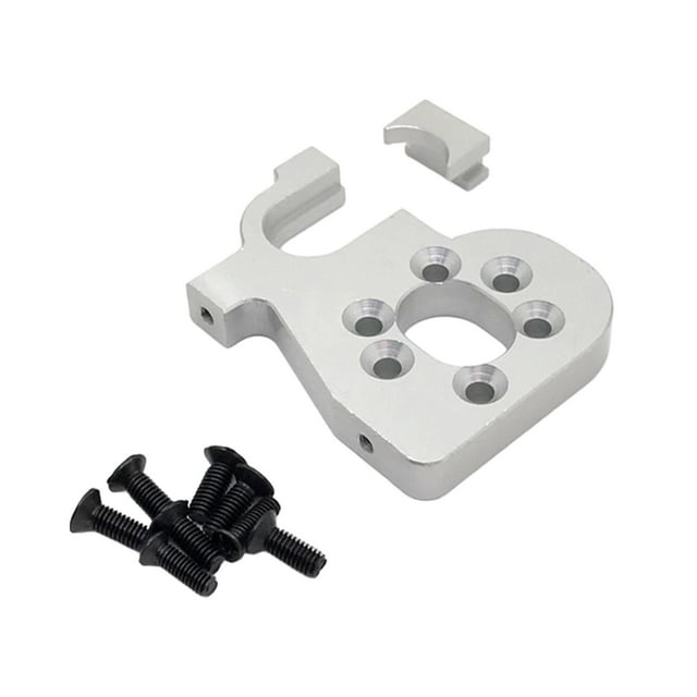 1::14 RC , Metal Motor Mounting Holder para 144002 144010 124016 124017 Modelo Accesorios , Plata Hugo Soporte de base de coche RC