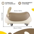 thumbnail image 5 of Sumsoltic Toddler Balance Ride-On Toys, Kids Wiggle Car with Quiet PU Wheels & Anti-Tip Design for Age 1-3, 5 of 7