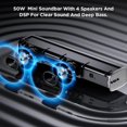 thumbnail image 3 of Barra de sonido para TV MZEIBO Barra de sonido de 50 W y 43 cm con Bluetooth 5.0, 3 of 9