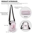 thumbnail image 6 of XYZCANDO Pink Snowman Mini Cross Body Cellphone Handbag for Women Lightweight Crossbody Purse Halloween Cell Phone Wallet Small Coin Bag Casual Case Pouch for Yoga Hiking Work, 6 of 7