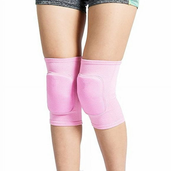 Volleyball Knee Pads Pink, Knee Protector Supporter for Girl Lady Women with High Protection Pads