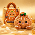 thumbnail image 3 of Plush Dumpling Squishy Toys, Christmas Bao Plush Collection, Adorable Soft Plush Toys, Winter Holiday Collectibles, 3 of 5