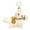 White, variant on Horse Pendant Charm Plush Doll Stuffed Animal Toy Soft Plush Material for Purse Handbags Bag Accessories Keychain Ring