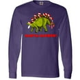 thumbnail image 3 of Inktastic Santa-Saurus Christmas Dinosaur Long Sleeve T-Shirt, 3 of 5