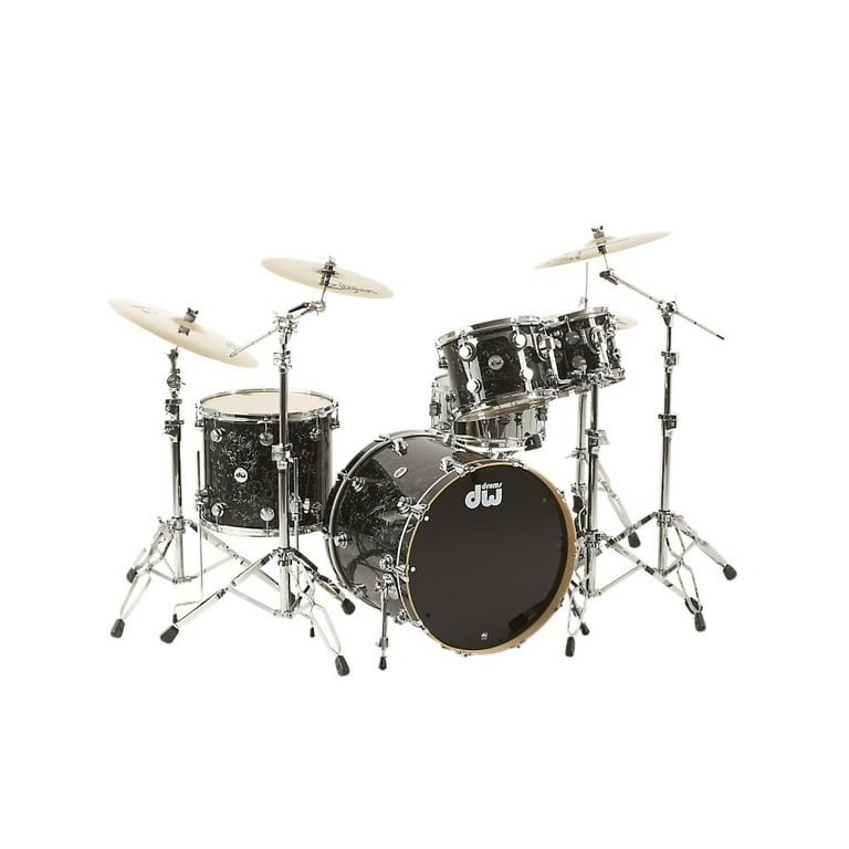 DW SSC Collector's Series 4-Piece Shell Pack Black Velvet Chrome