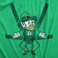 thumbnail image 2 of Mens Leprechaun Baby Harness T Shirt Funny Sarcastic Saint Patricks Day Child Carrier Novelty Tee for Guys Graphic Tees, 2 of 7