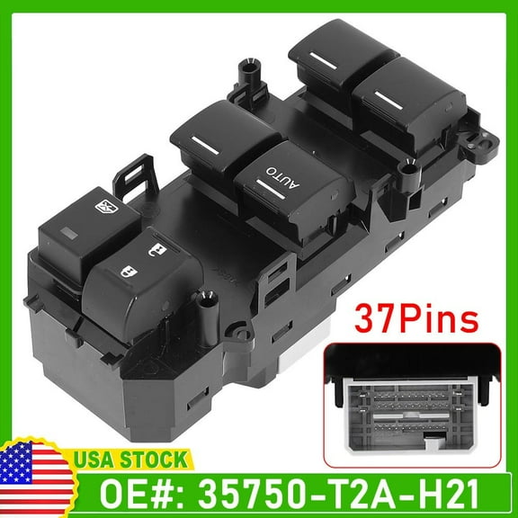 Driver Side Power Master Window Door Control Switch For Honda Accord 2013-2017