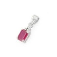 thumbnail image 2 of VRJewels 925 Sterling Silver Handmade Ruby Pendant with Diamonds Gifts for Her, 2 of 5