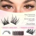 thumbnail image 4 of Kit de extensiones de pestañas con racimos de pestañas Wispy Natural Look, 4 of 7