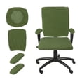thumbnail image 1 of Funda para Silla de Oficina con Funda para Reposabrazos para Silla de Computadora, Sillas de Escritorio Verde, 1 of 6