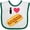White and Green, variant on Inktastic I Love Hot Dogs Boys or Girls Baby Bib