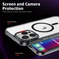 thumbnail image 5 of Protective Case for iPhone 15, Translucent Cover, Shockproof Protection, Non-Yellowing Magnetic Case for iPhone 15, Black, 5 of 7