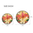 thumbnail image 2 of Round Clock Wall Clock Decorative Clock 11.9" Sizes Clock Nature-themed Summer, 2 of 9