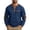 Navy, variant on Men's Basic Turtleneck Long Sleeve Knit Casual Pullover Top for Sports and Leisure