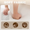 thumbnail image 4 of Walsunny 2-in-1 Convertible Futon Sofa Bed, Boneless Foldable Sofa Bed, Lazy Sleeper Sofa Couch, Memory Foam Folding Couch for Living Room, Bedroom, White, 4 of 10