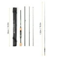 thumbnail image 4 of Portable Travel Spinning Fishing Rod Lightweight Carbon Fiber 4 Pieces Fishing Pole, 4 of 8
