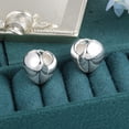 thumbnail image 6 of Lancharmed Silver Plated Stud Earrings,Gradient Water Drop Earring Gifts for Women over 60, 6 of 7