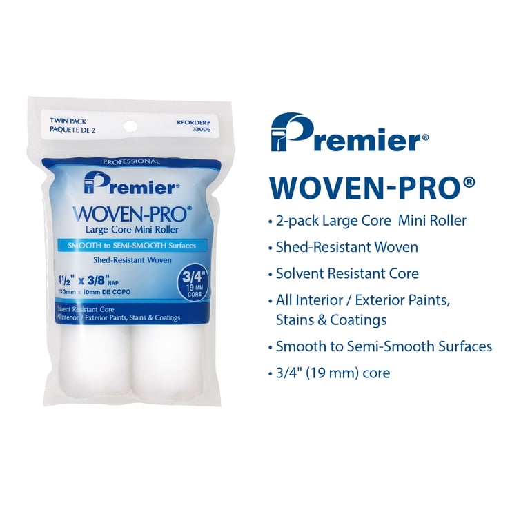 Premier Paint Jumbo Core Mini Roller 4-Piece Tray Kit photo 4