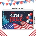 thumbnail image 3 of Outdoor Large 4th Of July Decorations Falg Outdoor Memorial Day Independence Day Flag 71x44 Inch Flag Day Yard Sign Bunting Background For Photography Party Supplies Clearance Under 10$!, 3 of 9