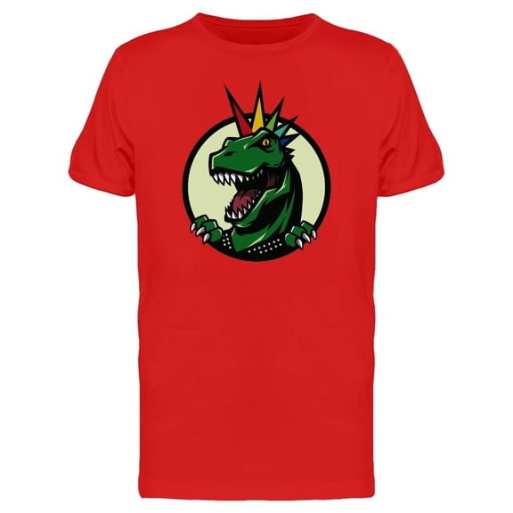 Punk T-Rex Circle Logo Tee Men's -Image by Shutterstock