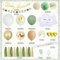 thumbnail image 2 of Specool Sage Green Party Decoration Kit for Baby Shower, Olive Green & Gold Balloons, 18 Pieces, 2 of 8