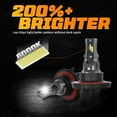 thumbnail image 5 of For Mercury Grand Marquis 2006-2011 Quayub LED Headlight + Fog Light Bulbs 4X 6000K, 5 of 17