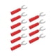 thumbnail image 2 of Conectores de cable de pala de horquilla orificio de 4 mm / 02 pulg Material de latón de 8 mm / 03 pulg Conector de cable tipo U Aspecto de PVC 30Vac-60Vdc para consolas de ANGGREK Otros, 2 of 8