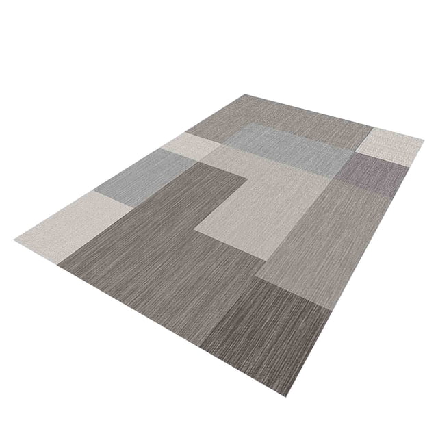 Living Room Decor the Living Room Carpet Is Geometrically Good for Household Use, the Bedroom Is Covered with Floor Mats, and the Bedside Carpet Is Used As A Floor Mat Living Room Rug