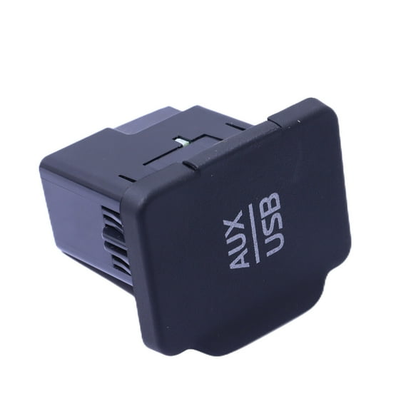 New Black Auxiliary Audio AUX USB Jack for 2015 2016 2017 Nissan Versa Note Sent