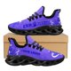 thumbnail image 1 of Zapatillas de running antideslizantes con estampado de amor y concienciación sobre el cáncer de autismo para mujer, zapatos de malla con amortiguación de impactos, 1 of 6