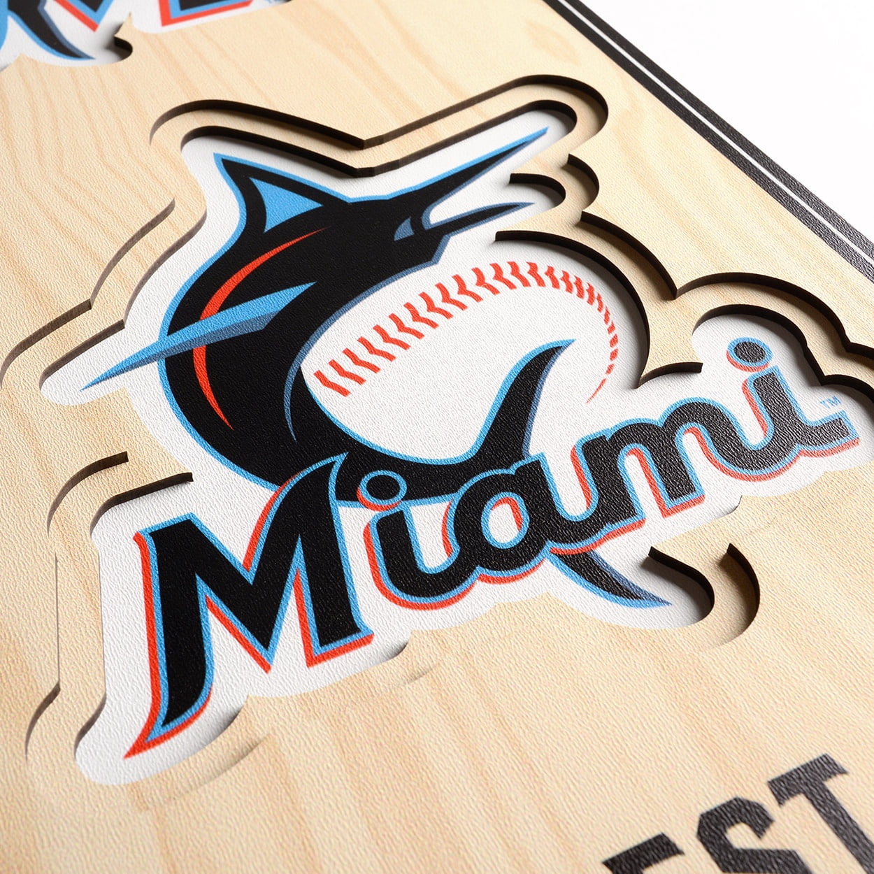 YouTheFan MLB Miami Marlins 8x32 Stadium View Banner