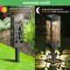 thumbnail image 3 of Luces solares para jardín al aire libre, 6 piezas de linterna solar para decoración de jardín con luz blanca cálida, IP65 impermeable, luz solar para exteriores, encendido y apagado automático para, 3 of 8