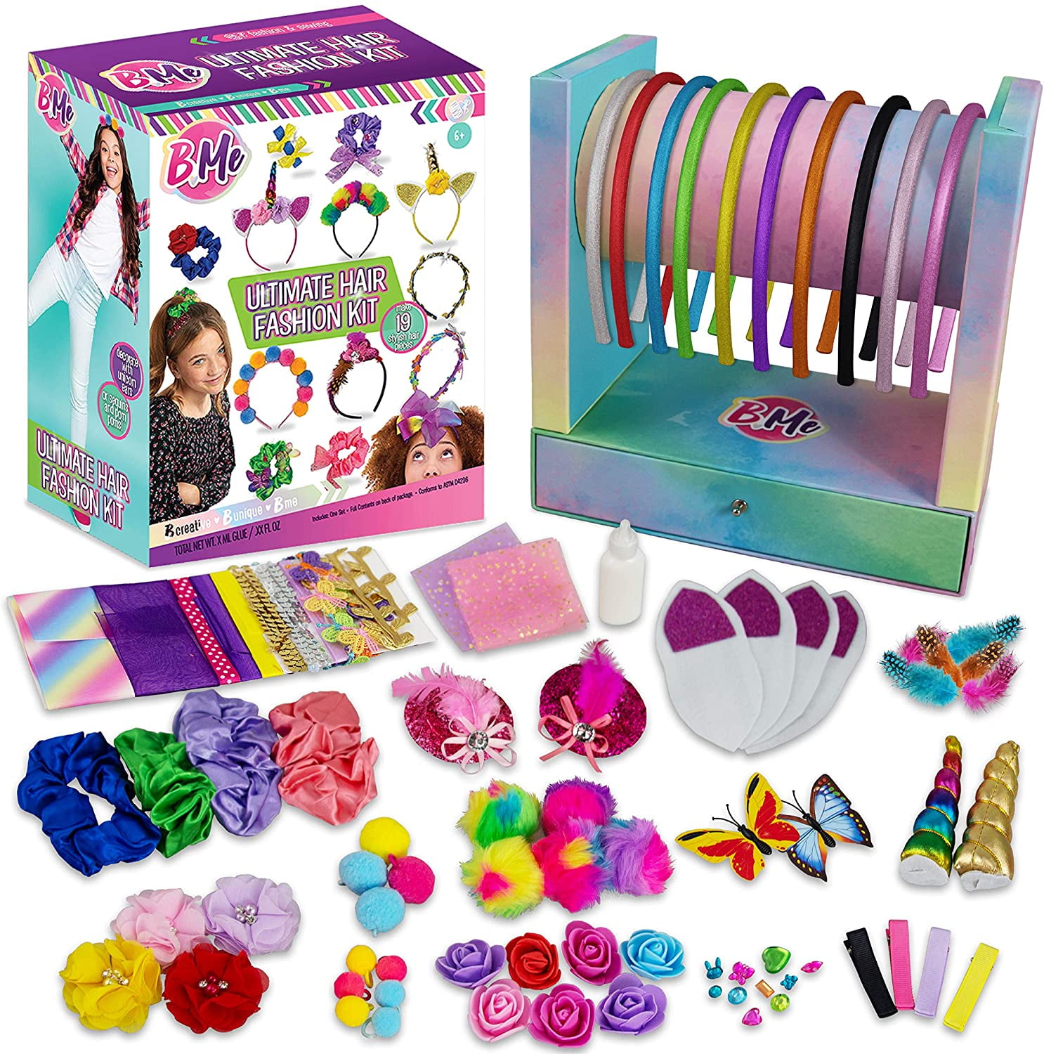 Create Your Own Headband Hair Fashion DIY Arts Craft Kit for Girls 60