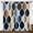 Leafy plants01, variant on Lfeey Blackout Curtains for Bedroom 63 Inch Lenght, Rod Pocket Thermal Insulated Room Darkening Curtains, Navy Brown Leaf , 2 Panels