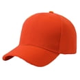 thumbnail image 3 of Lumtrix Mens and Womens 6 Panel Baseball Caps Breathable Mesh Hat for Workout, Running, Gym Saffron One Size, 3 of 7