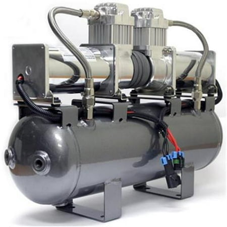 

150 PSI High Speed 2 On 2 s JK (2007~2011) Two 400C s On 2.0 Gal. Tank w/Crossmember Bracket