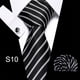 thumbnail image 1 of Corbata para hombre, traje formal, traje profesional a rayas, traje de verano, 1 of 6