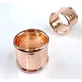thumbnail image 3 of Fennco Styles Metallic Hammered Design Metal Napkin Rings, Set of 4 - Copper Napkin Holders for Home, Dining Room, Banquet, Family Gathering, Holiday and Special Occasion, 3 of 5