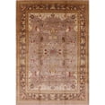thumbnail image 1 of Ahgly Company Machine Washable Indoor Rectangle Industrial Modern Brown Sand Brown Area Rugs, 7' x 9', 1 of 7