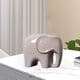 thumbnail image 5 of Escultura de estatua de de cerámica hecha , adorno de Animal, artesanía para soporte de TV, hogar, dormitorio, de Navidad , gris L Macarena Estatua de elefante, 5 of 7