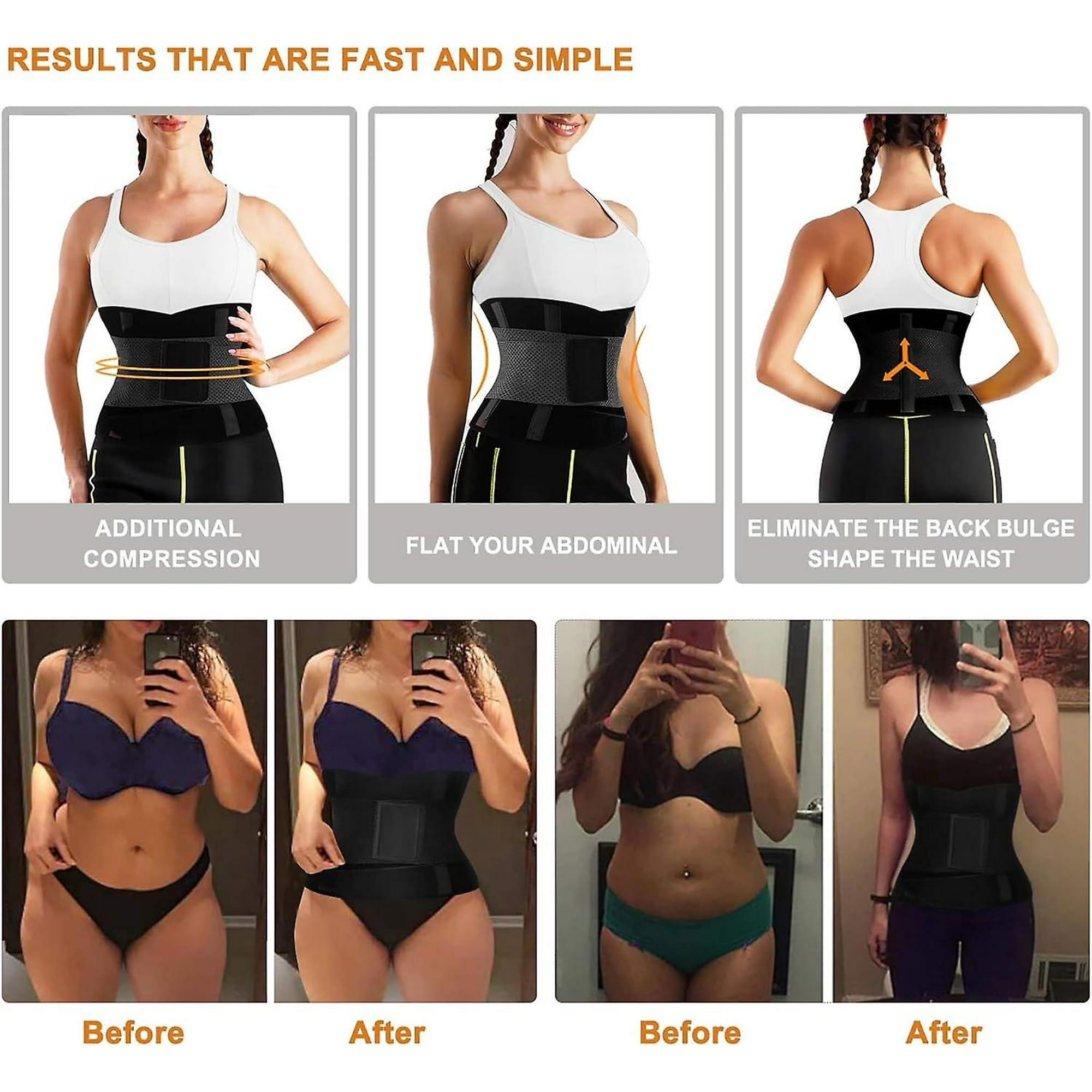Ceinture d Entrainement pour Femmes Ceinture de Taille Coupe Bordures Controle du Ventre Gaine de Sport