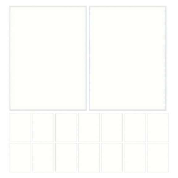 25 Sheets Waterproof Handwritten Adhesive Rectangle Labels for Storage Bins Food Containers and Bottles 4x6 Inch