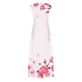thumbnail image 3 of Vestido de tirantes de camisola con estampado de manga corta con estilo de verano para mujer OAVQHLG3B Store lin121212, 3 of 4