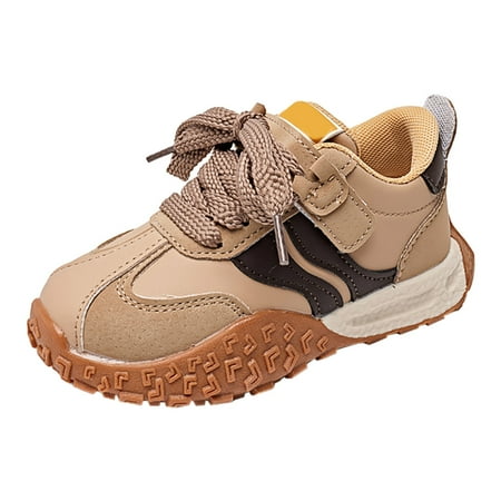 

Quealent Kids Shoes Toddler Boys Girls Toddler Mesh Jogger Sneakers (Khaki 5.5 Years)