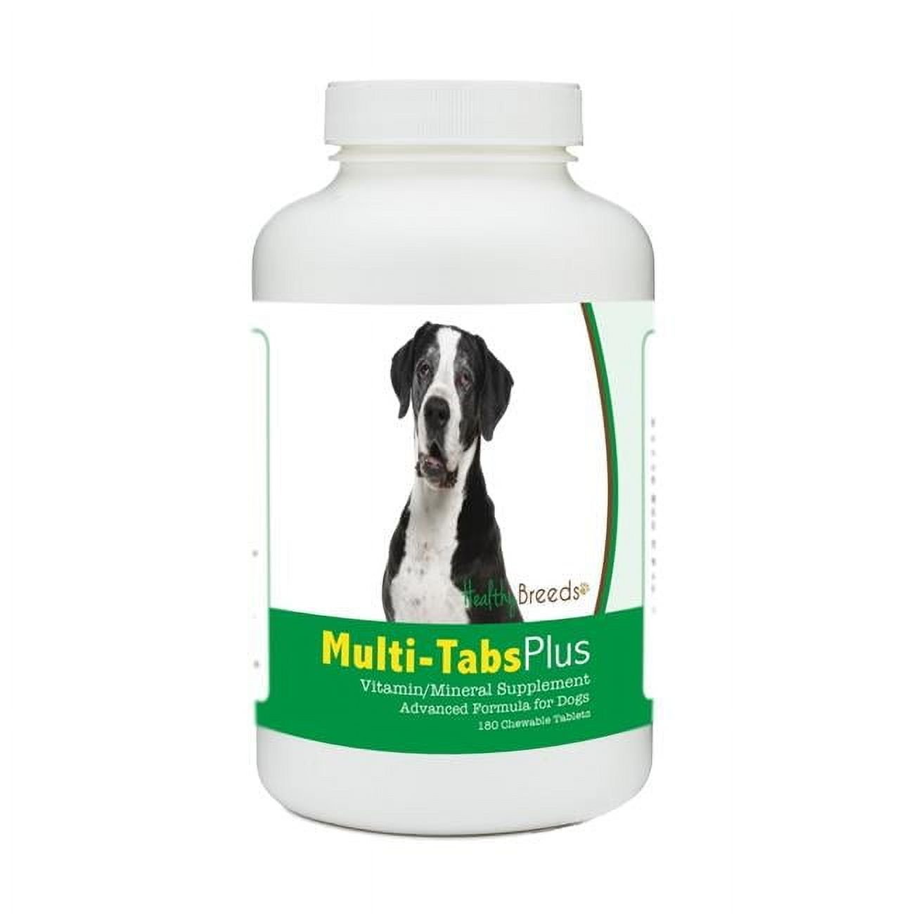 Healthy Breeds 840235173342 Great Dane Multi-Tabs Plus Chewable Tablets - 180 Count