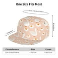 thumbnail image 6 of Gaeub Geese and Flower Flat Bill Snapback Hats Baseball Caps with Adjustable for Running Workouts and Outdoor Activities, 6 of 9