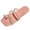 Pink, variant on VerPetridure Sandals Flats for Women Vintage Lace Up Beaded Roman Sandals Slipper Flat Heel Slingback Sandals